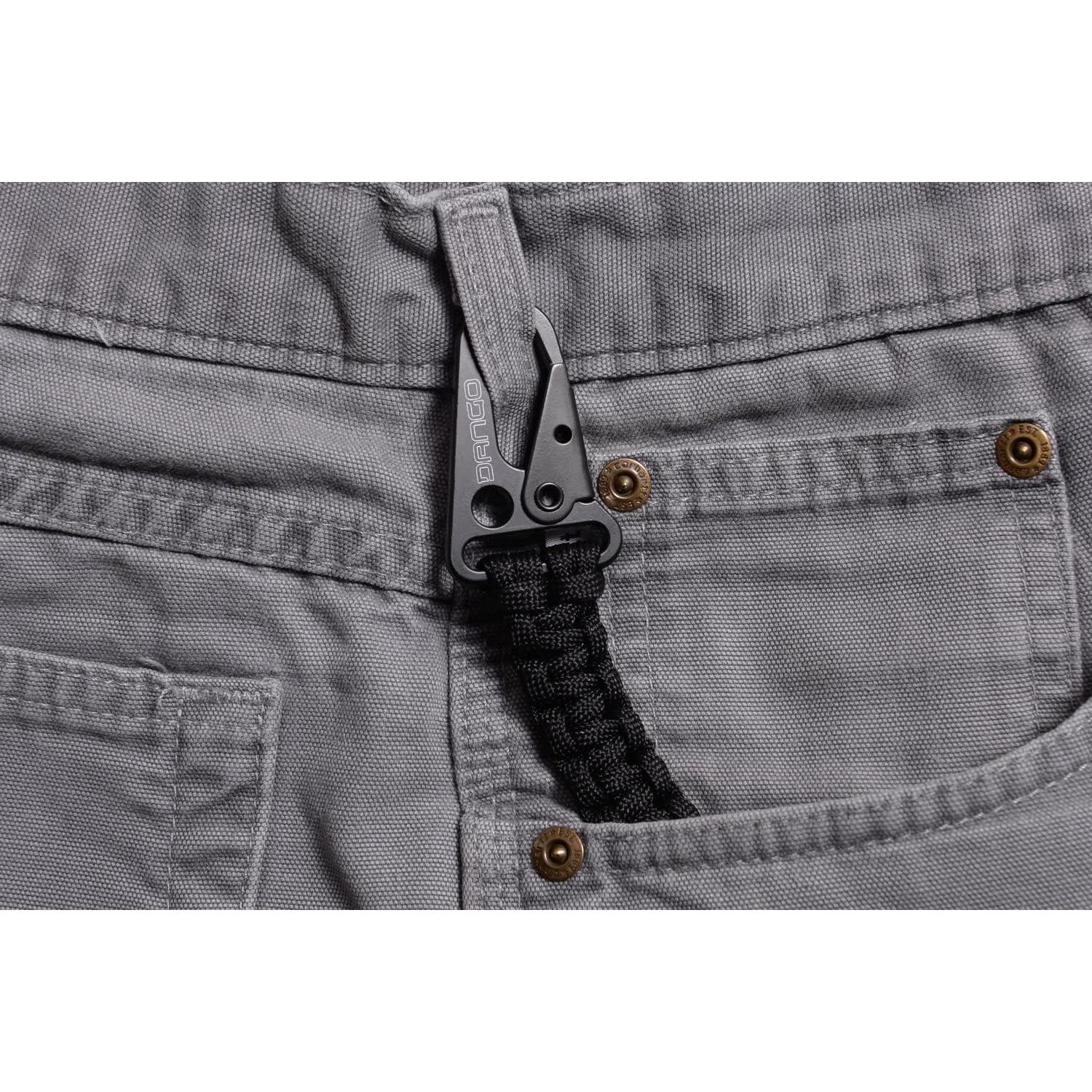 Dango EDC Tether Paracord 550 - 15.24 cm Tejido, 3.05 m Desenrollado