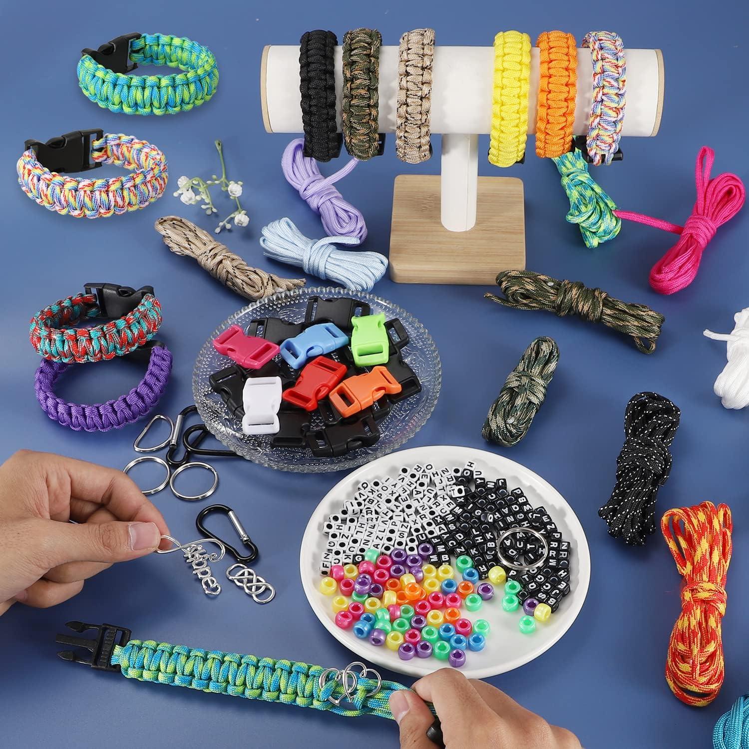 Kit de Pulseras de Paracord GNILLKO - 40 Colores, 3m, Accesorios