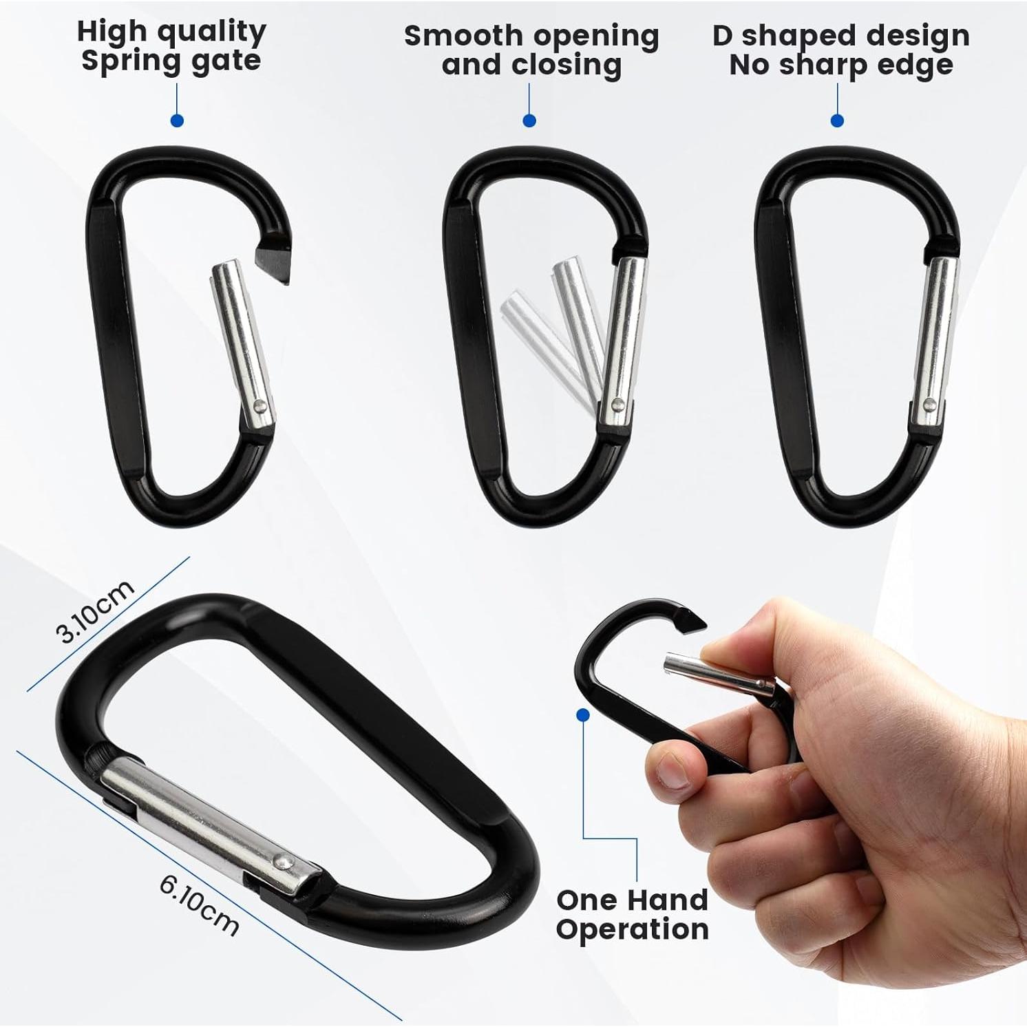 Llavero de Cuerda Paracord ELCJDZYO Verde Militar 2 Pcs