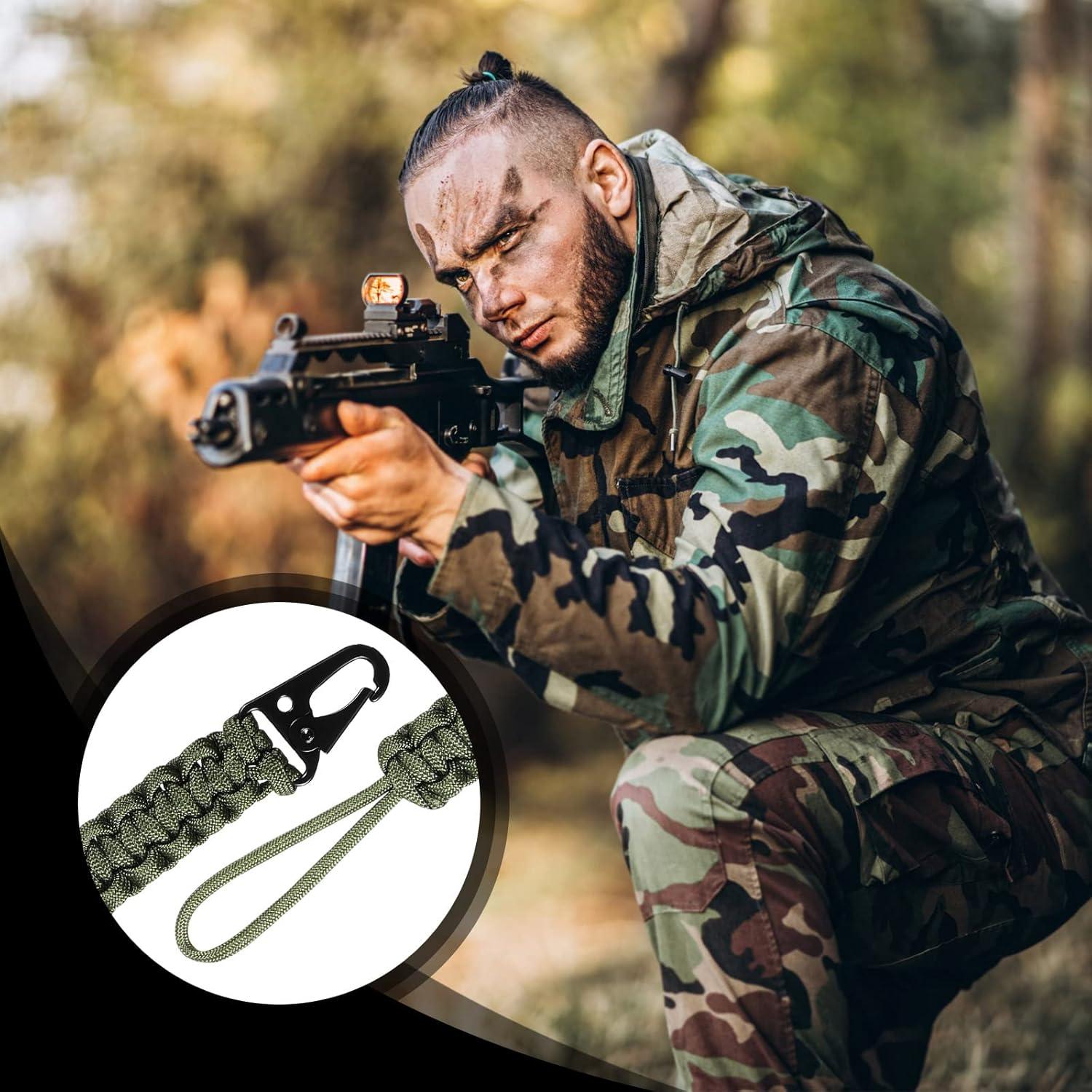 Llavero Paracord Tejido Cobra 550 Shappy 3 Pcs 23 cm