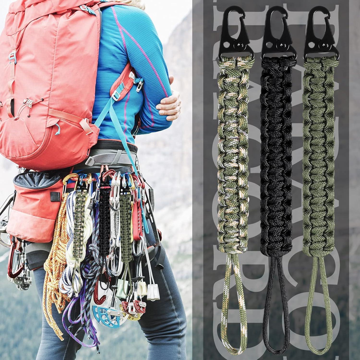 Llavero Paracord Tejido Cobra 550 Shappy 3 Pcs 23 cm