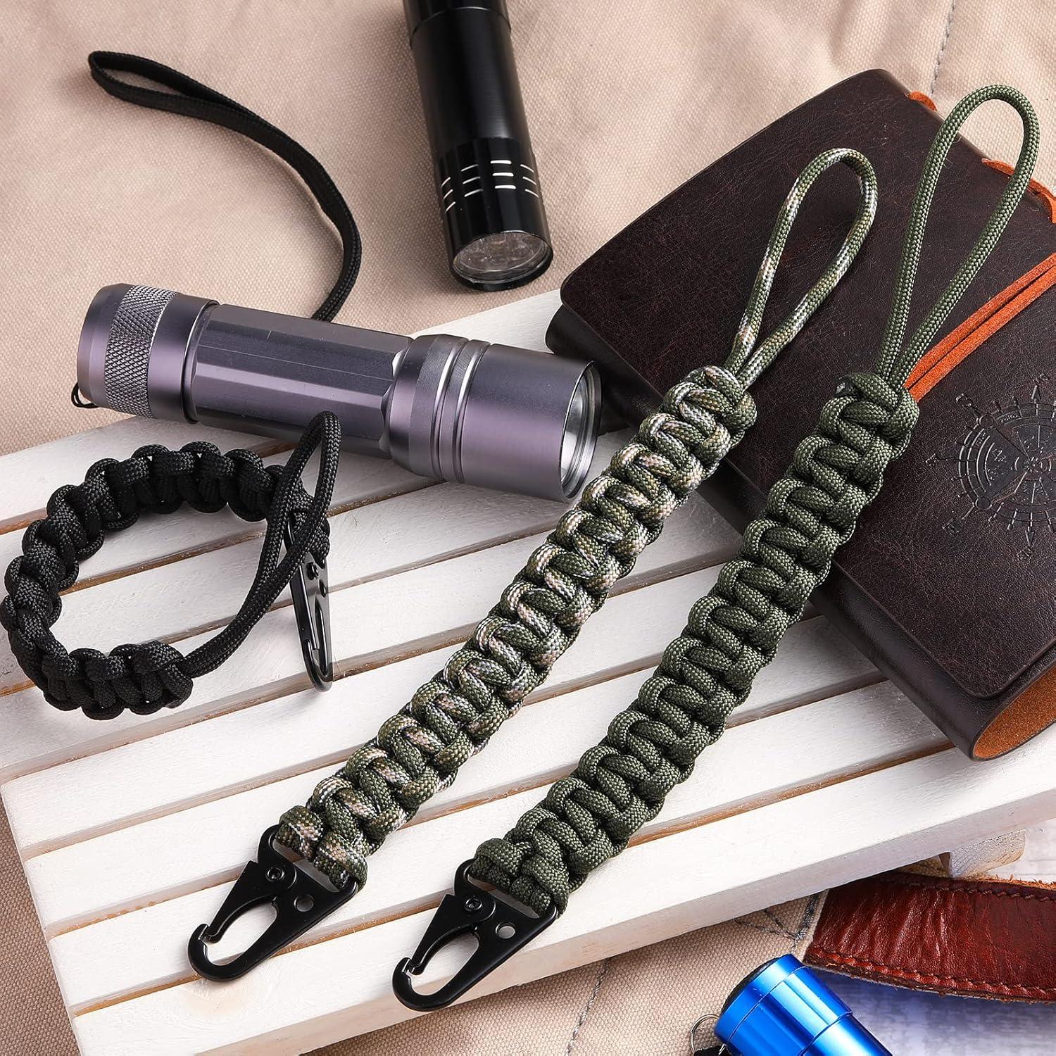 Llavero Paracord Tejido Cobra 550 Shappy 3 Pcs 23 cm