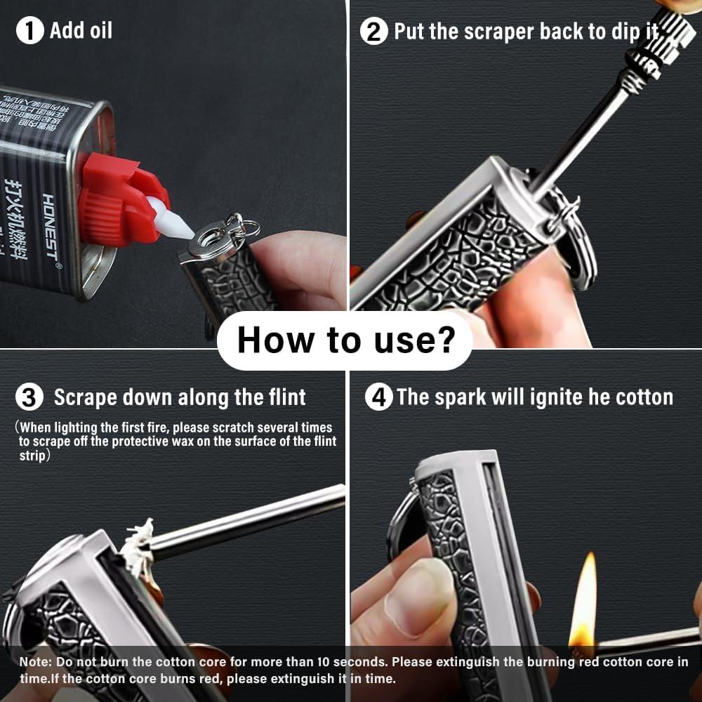 Fósforo Permanente YLKJSWIM Negro para Camping y Supervivencia