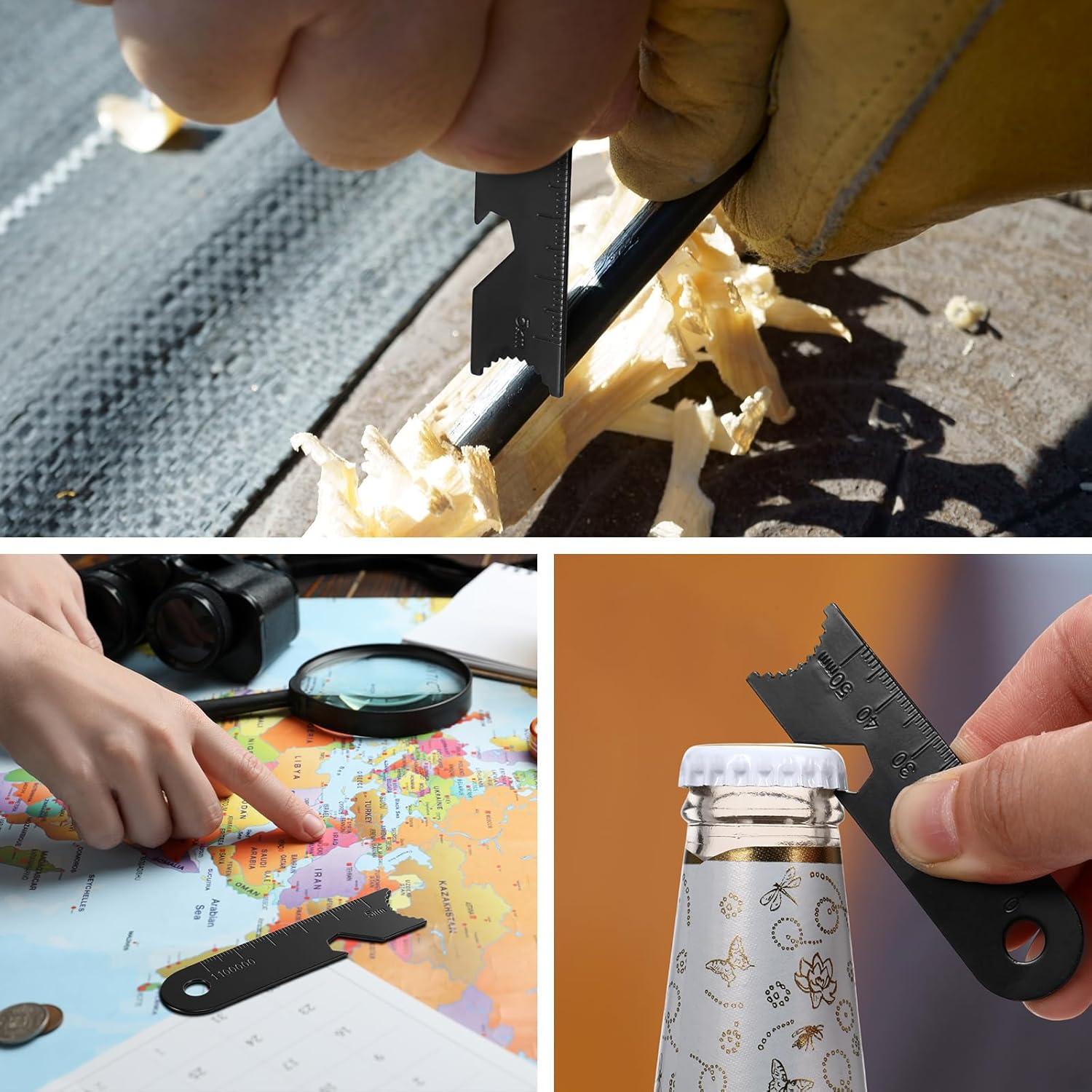 Raspador de Yesca BBTO 20 Piezas Acero al Carbono Camping