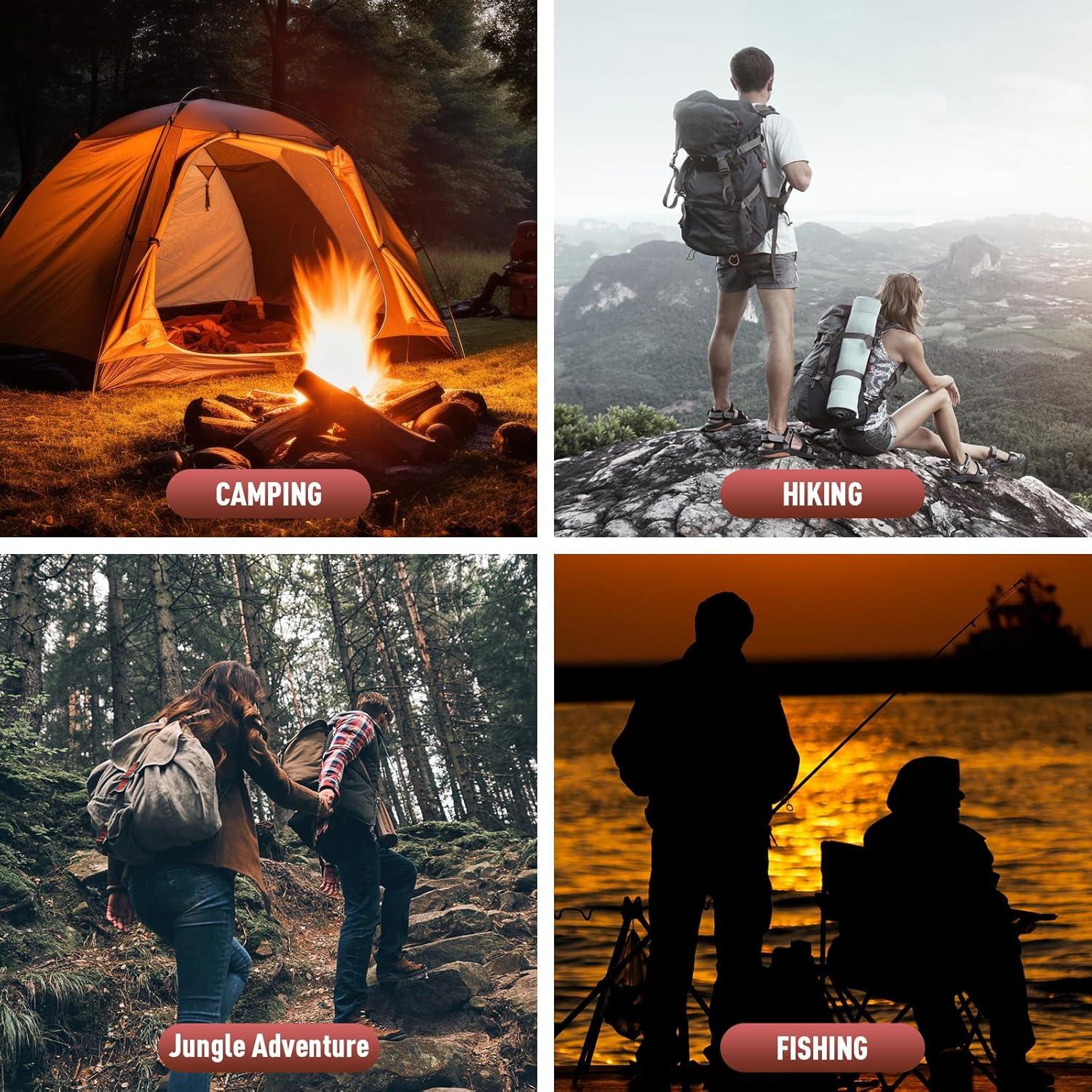 Raspador de Yesca BBTO 20 Piezas Acero al Carbono Camping