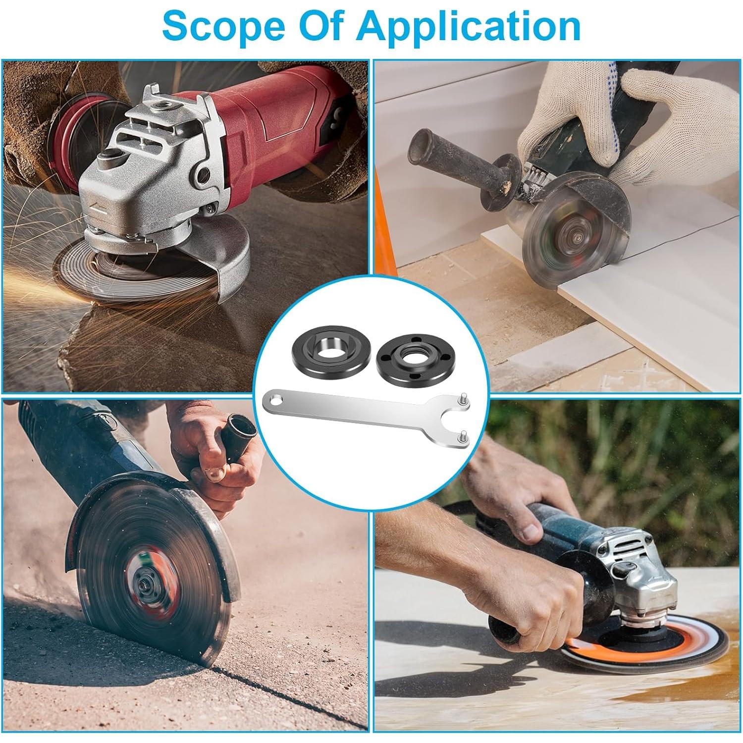 Kit de Llave y Tuercas de Brida para Amoladora pwkauka 7 Piezas