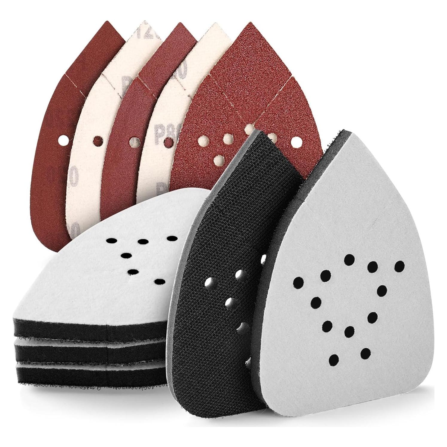 Almohadillas de Lijado POLIWELL 12 Agujeros 5P para Lijadora Mouse