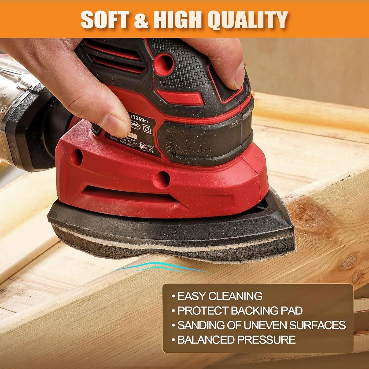 Almohadillas de Lijado POLIWELL 12 Agujeros 5P para Lijadora Mouse