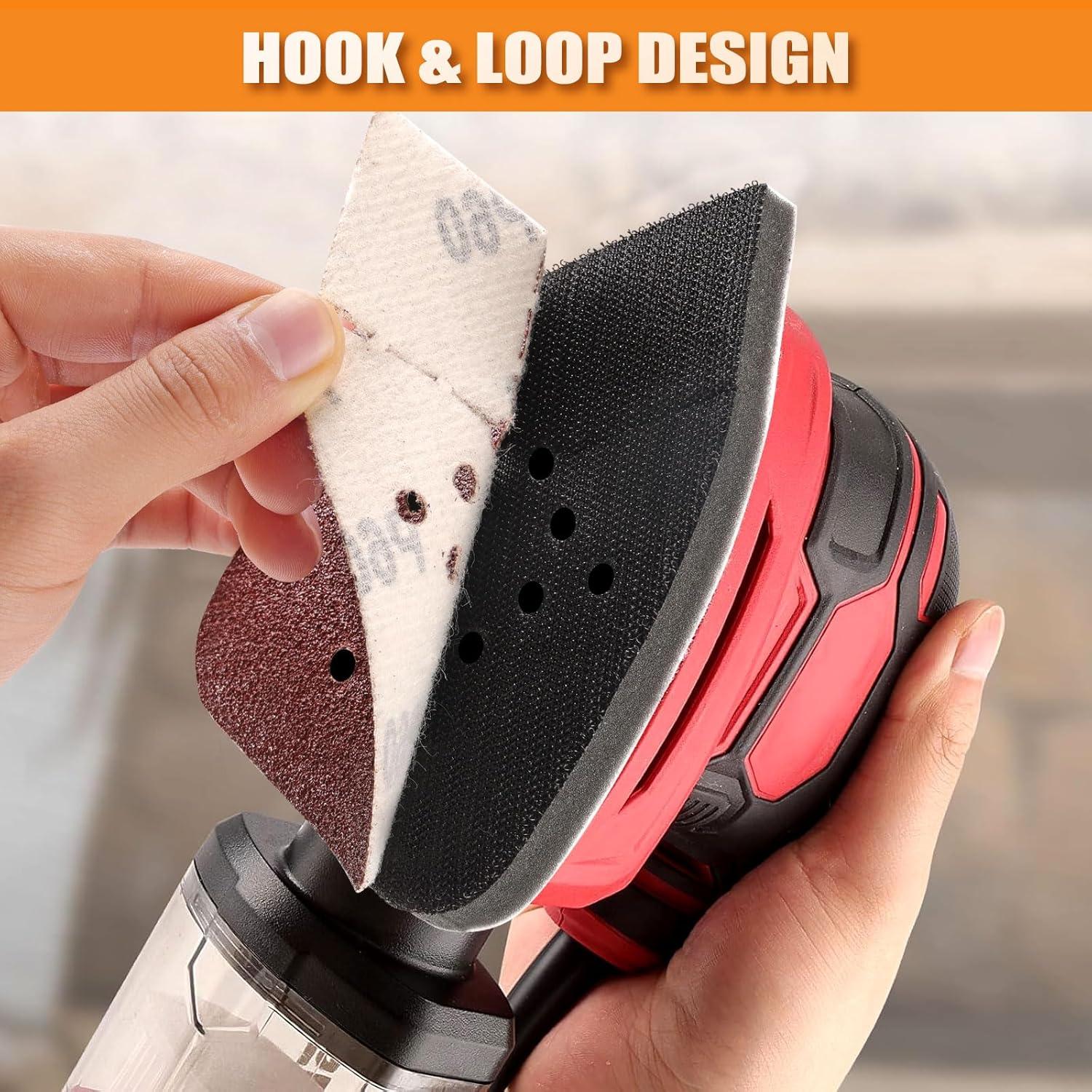 Almohadillas de Lijado POLIWELL 12 Agujeros 5P para Lijadora Mouse