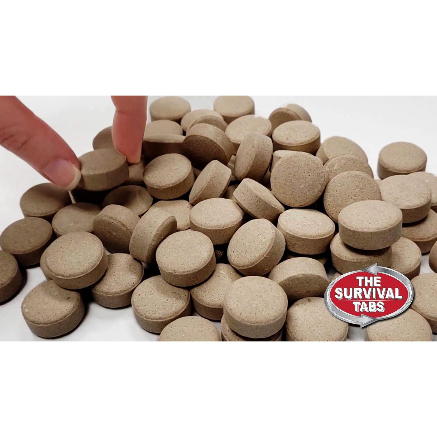 Tablillas de Supervivencia 180 Tabletas Sabor Chocolate - 15 Días