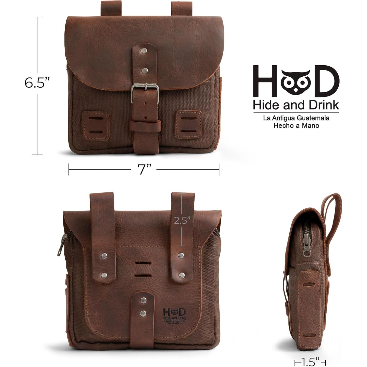 Bolsa de Camping Hide & Drink Lona Encerada 15.88x2.54x13.97cm