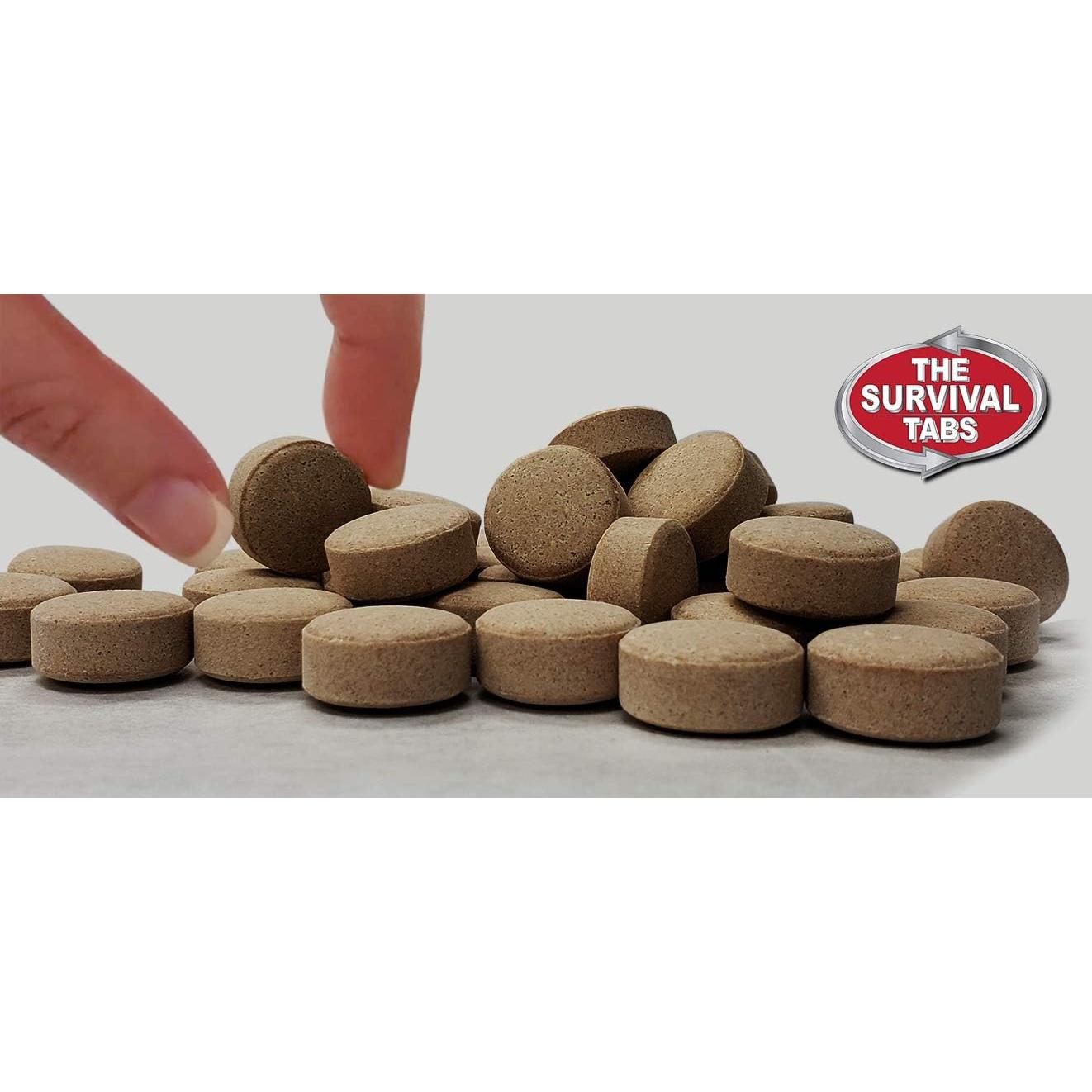 Tabletas de Supervivencia Chocolate 24 Unidades 25 Años Vida Útil