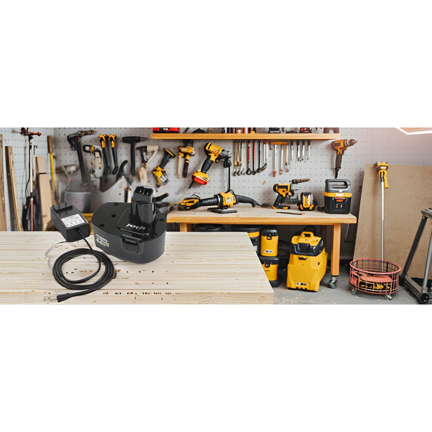 Batería de Reemplazo 14.4V 6.0Ah Black & Decker con Cargador Rápido