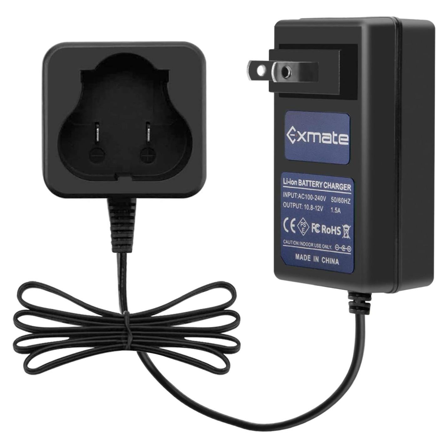 Cargador de Batería Li-Ion 12V Exmate Compatible Black+Decker