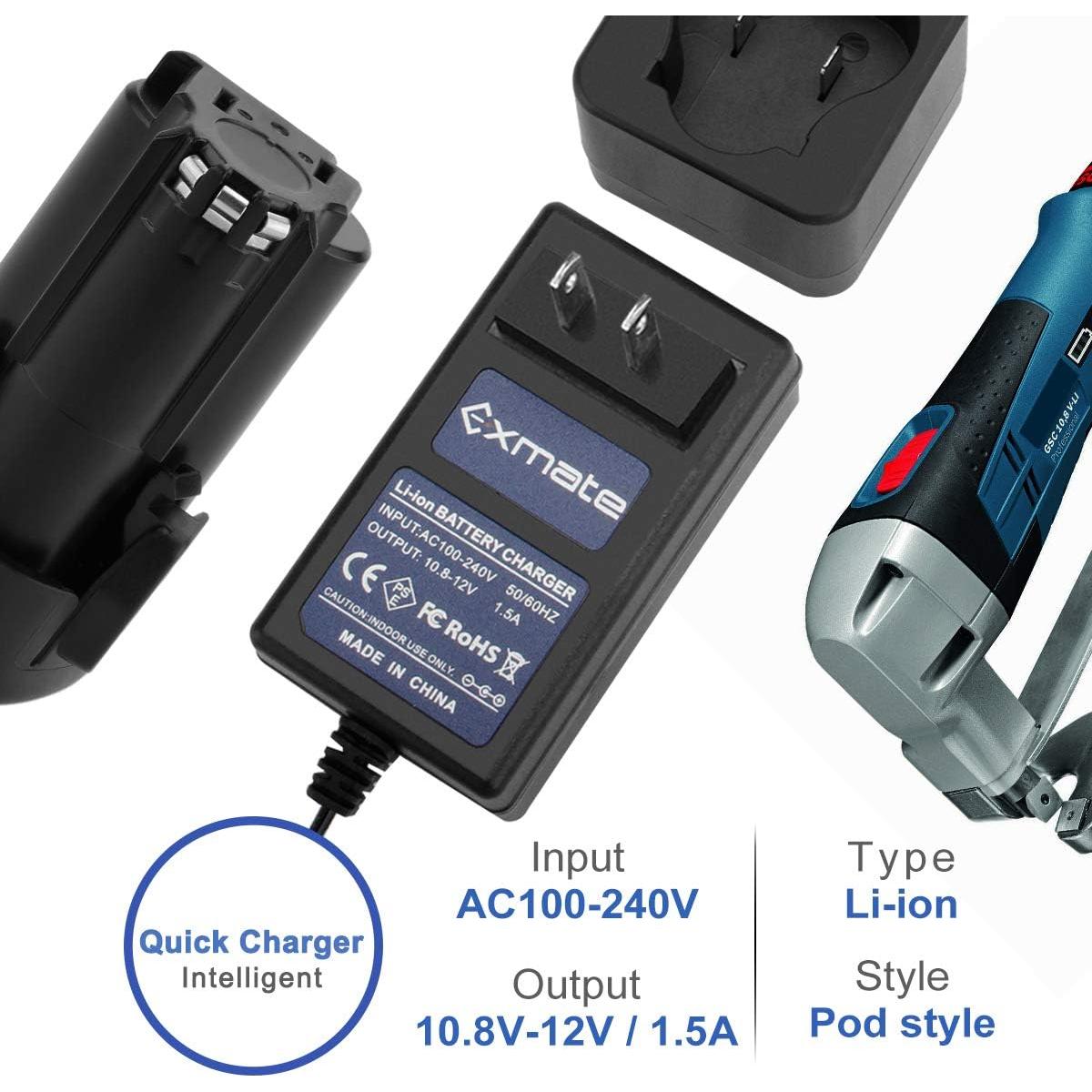 Cargador de Batería Li-Ion 12V Exmate Compatible Black+Decker