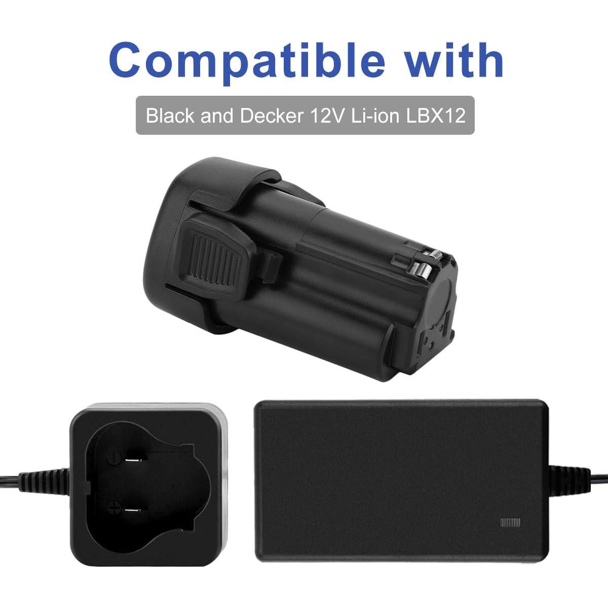 Cargador de Batería Li-Ion 12V Exmate Compatible Black+Decker