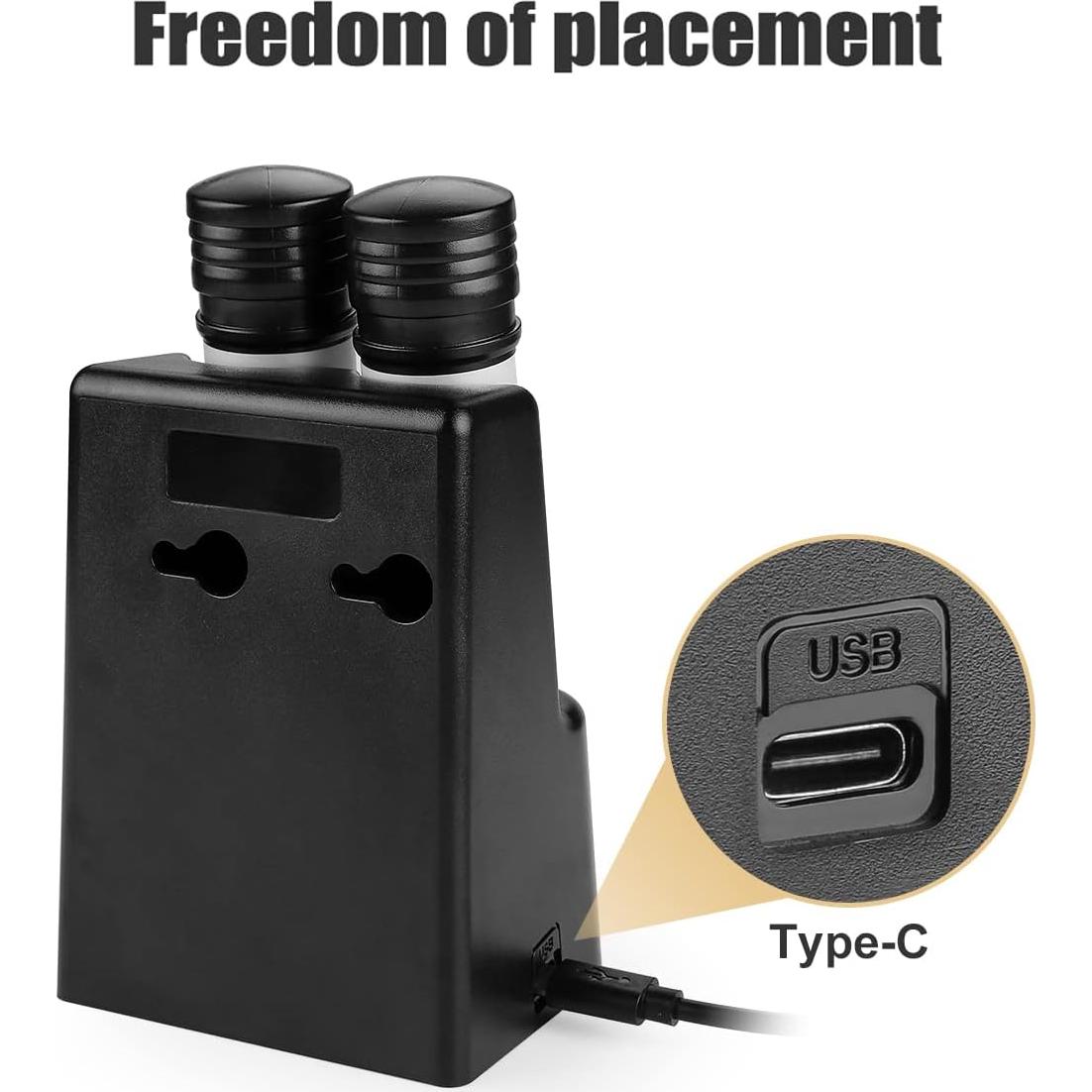 Paquete de 4 Baterías de Litio 3.6V 3000mAh + Cargador Black Decker