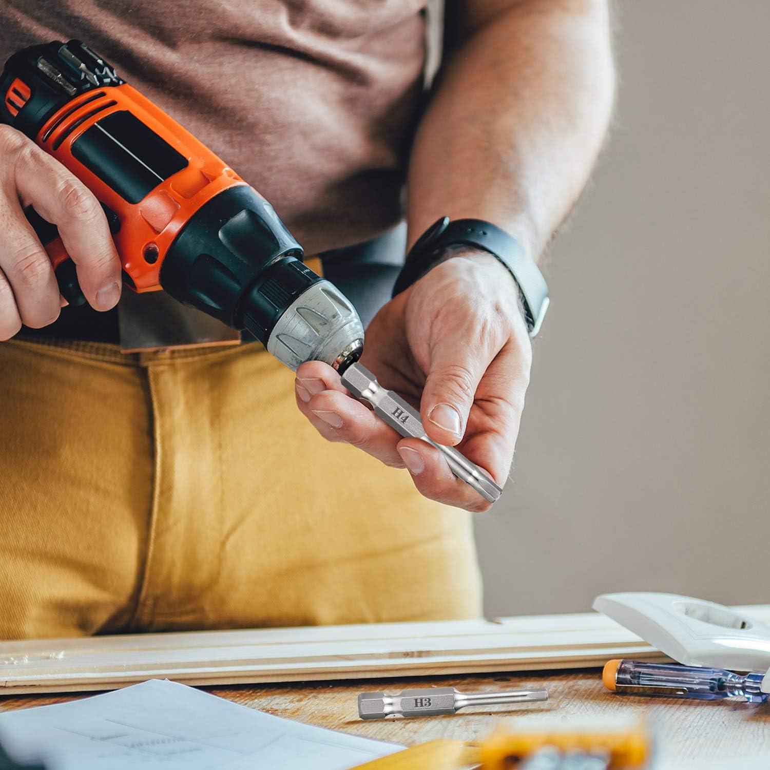 Juego de 30 Piezas Puntas Hexagonales Allen NAUIX S2 50mm