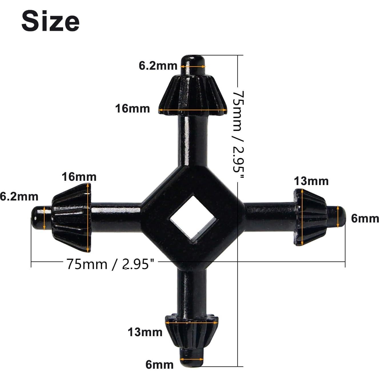 Llave de Mandril 4 en 1 Yuearn para Taladro Eléctrico