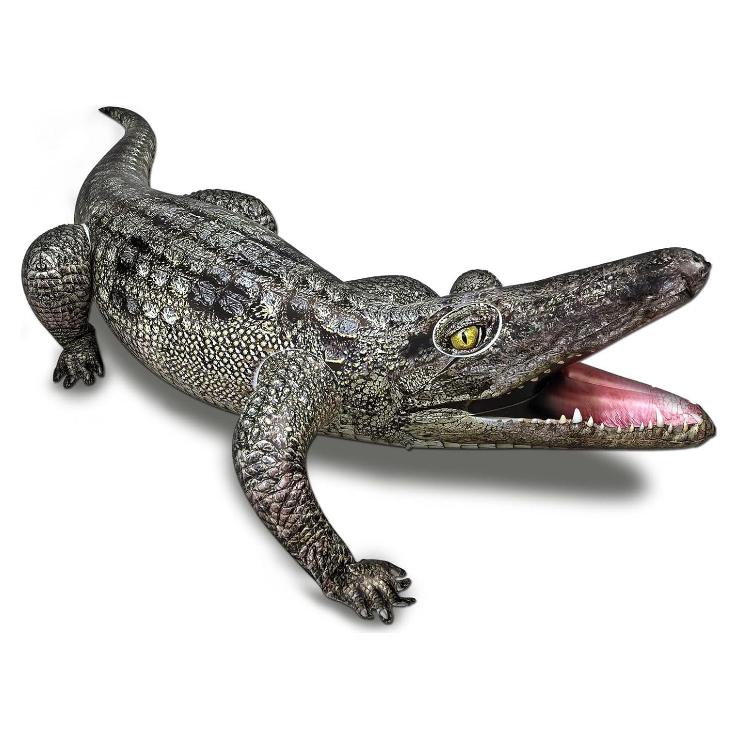Cocodrilo Inflable Realista HOHQB 101.6 cm para Fiesta