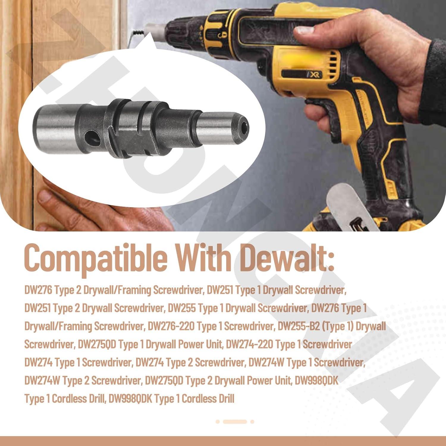 Eje de Salida de Destornillador 385861-00 ZHONGXIA Compatible D-ewalt y Black & Decker