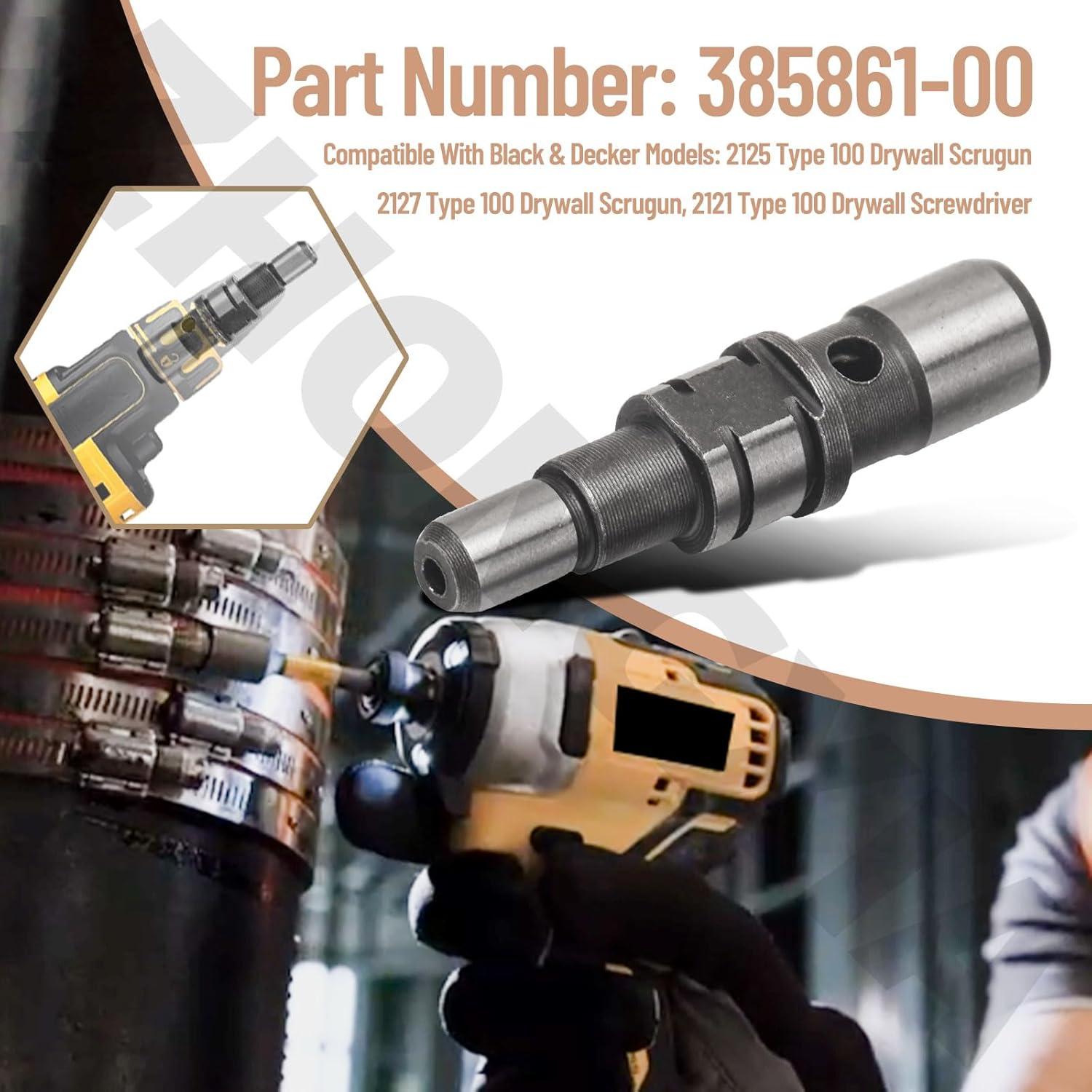 Eje de Salida de Destornillador 385861-00 ZHONGXIA Compatible D-ewalt y Black & Decker