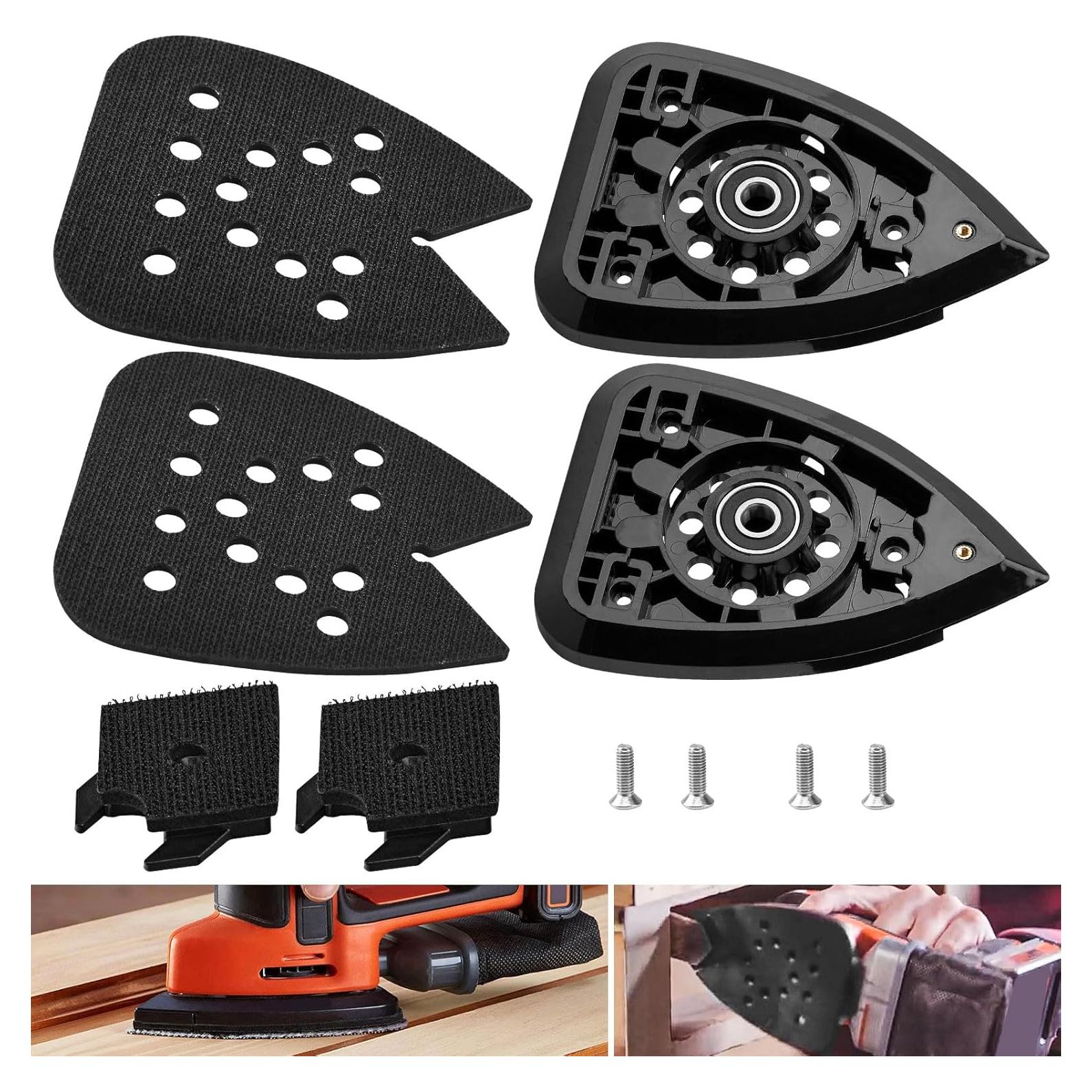 Conjunto de Placa de Lijadora YAQINGMY 2 Unidades Compatible B&D