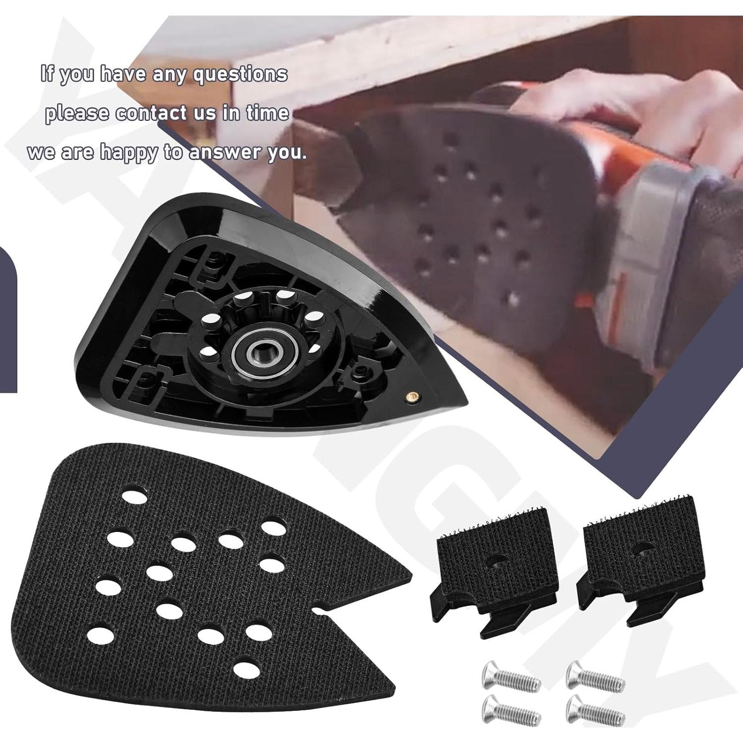 Conjunto de Placa de Lijadora YAQINGMY 2 Unidades Compatible B&D