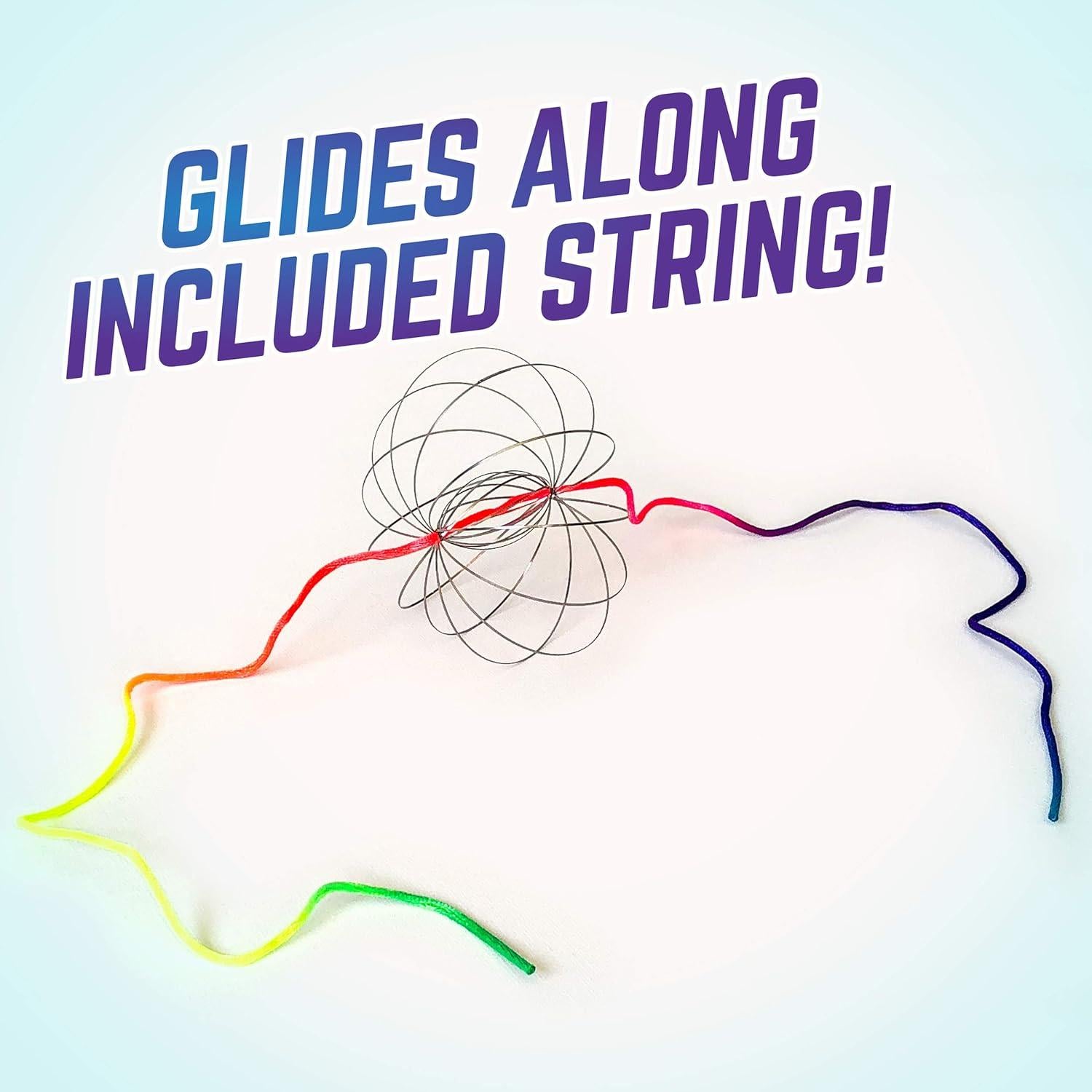 Escultura Cinética GeoFlux Original Dúo 1 Grande + 1 Dedo