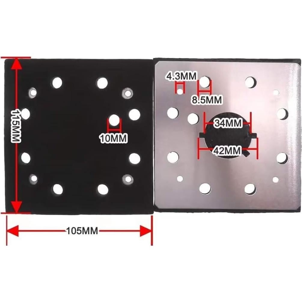 Placa de respaldo de lijado 1/4" XSPANDER para Black & Decker