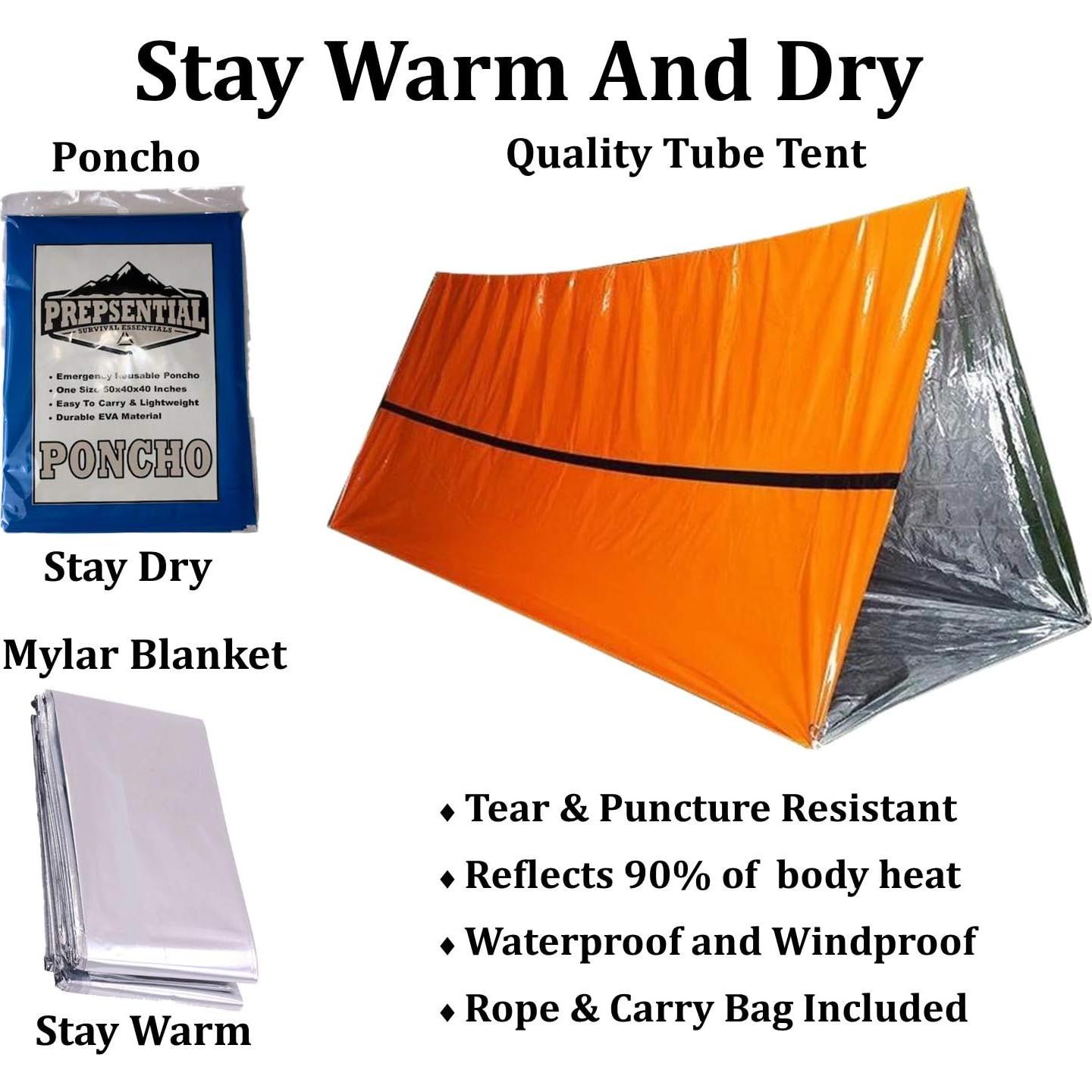 Kit de Supervivencia Deluxe PREPSENTIAL 45L Mochila Táctica