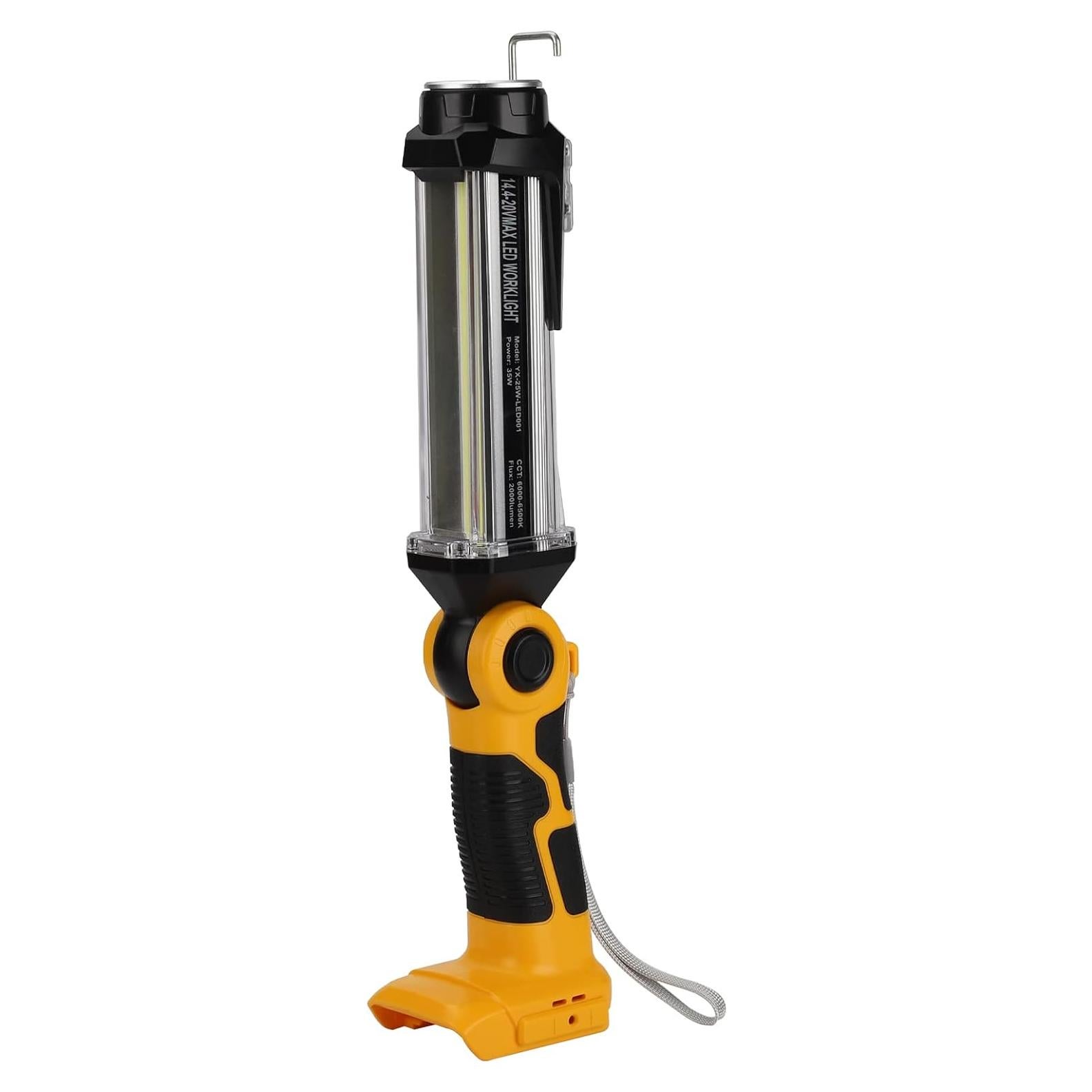 Linterna LED Taingwei 2000LM 25W Batería Litio Dewalt 20V