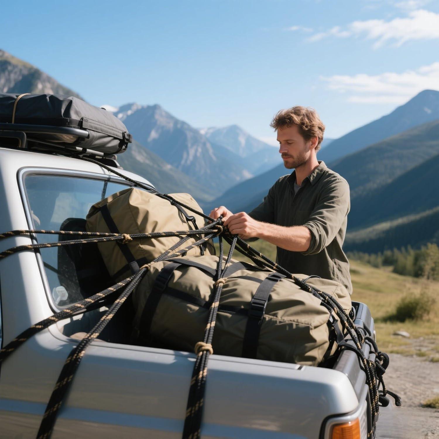 Cuerda Paracaídas JIJI&ZEZE 30.48m 295.74kg Nylon Camuflaje