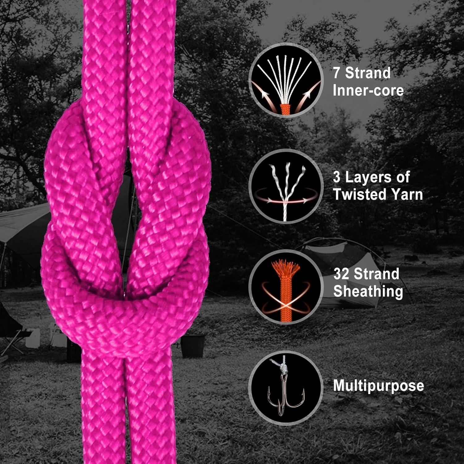 Kits de Cuerda Paracord WEREWOLVES 550 - 5 Colores 30 m