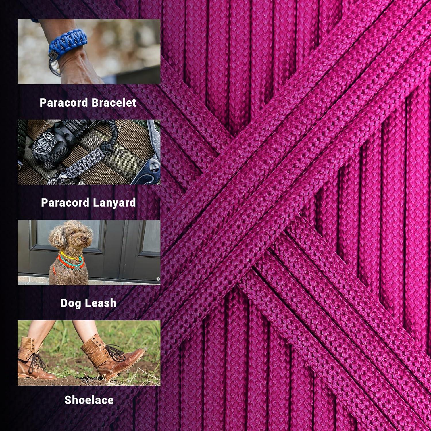 Kits de Cuerda Paracord WEREWOLVES 550 - 5 Colores 30 m