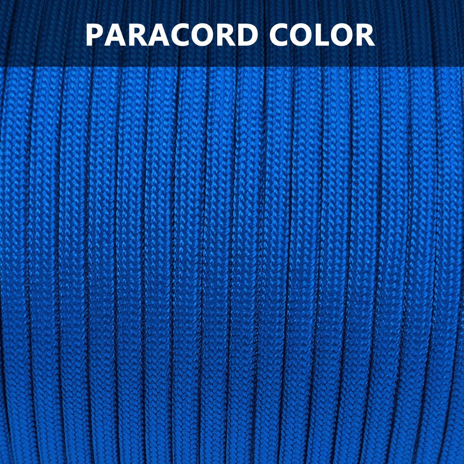Cuerda Paracord 650lb LUYADIN 30.48m Nylon Azul 4mm