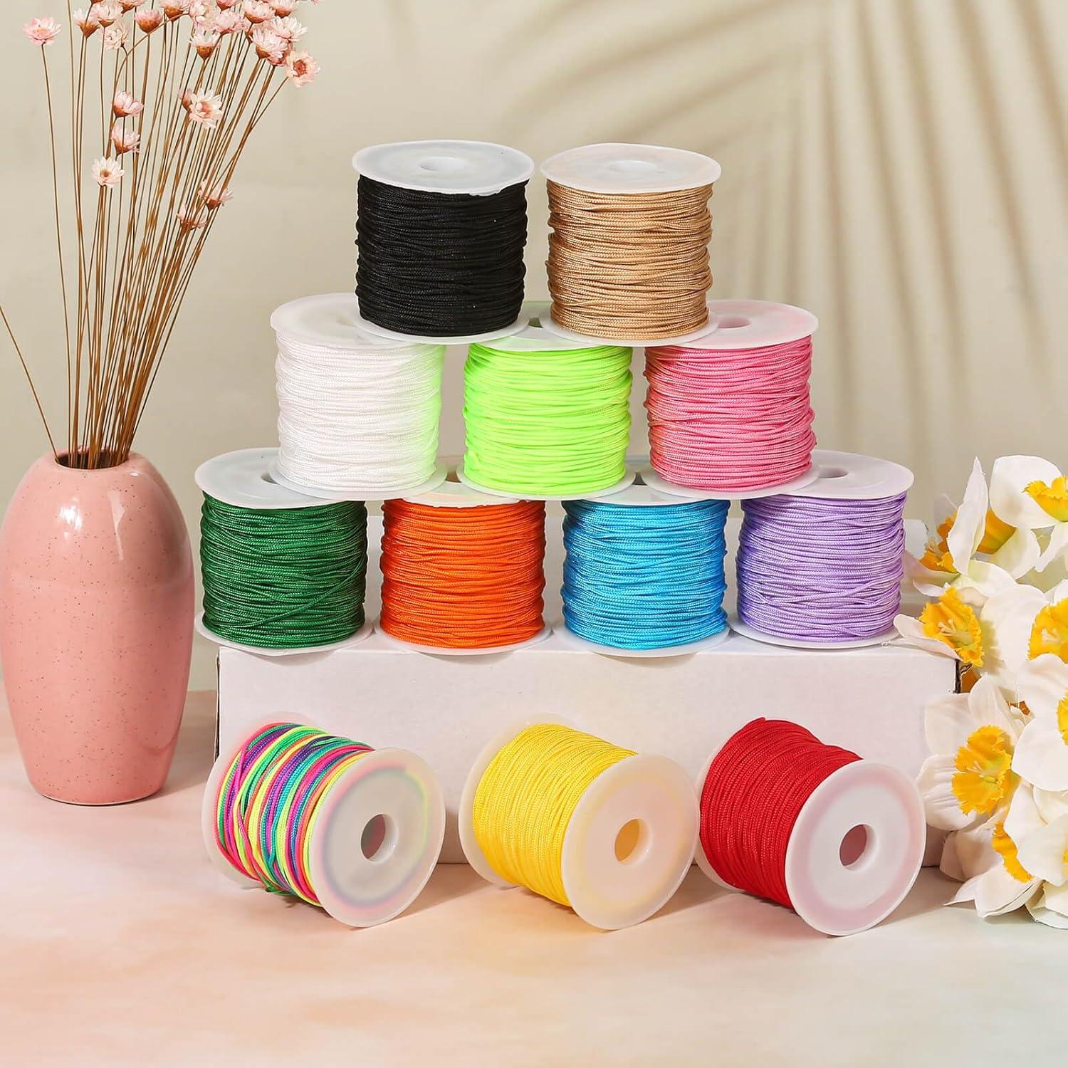 Hilo de Nylon Selizo 12 Rollos 1mm 13.72m Multicolor