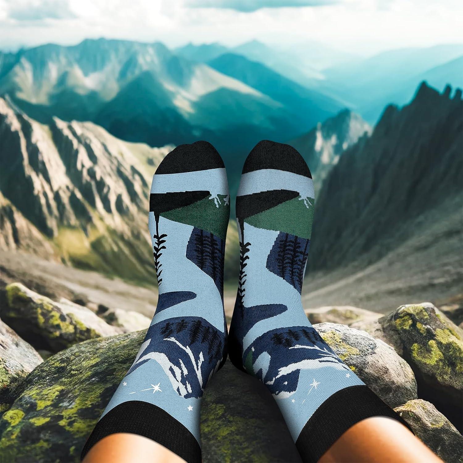 Calcetines Divertidos de Golf AGRIMONY - Unisex Talla M-G