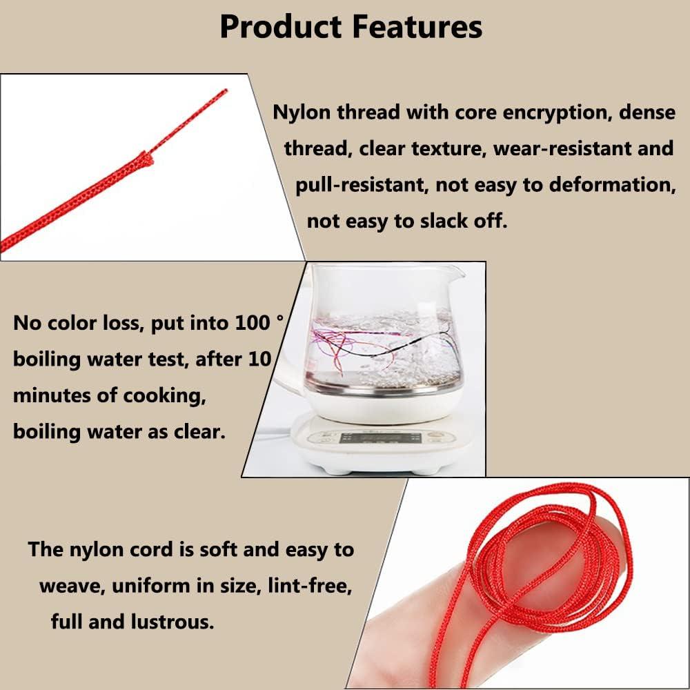 Cuerda de Nylon ChunLiou 0.8mm 25 Colores 1125 Metros Manualidades