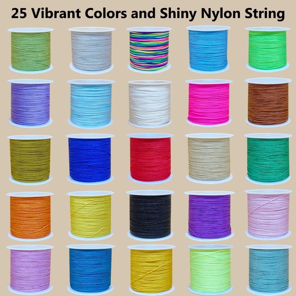 Cuerda de Nylon ChunLiou 0.8mm 25 Colores 1125 Metros Manualidades