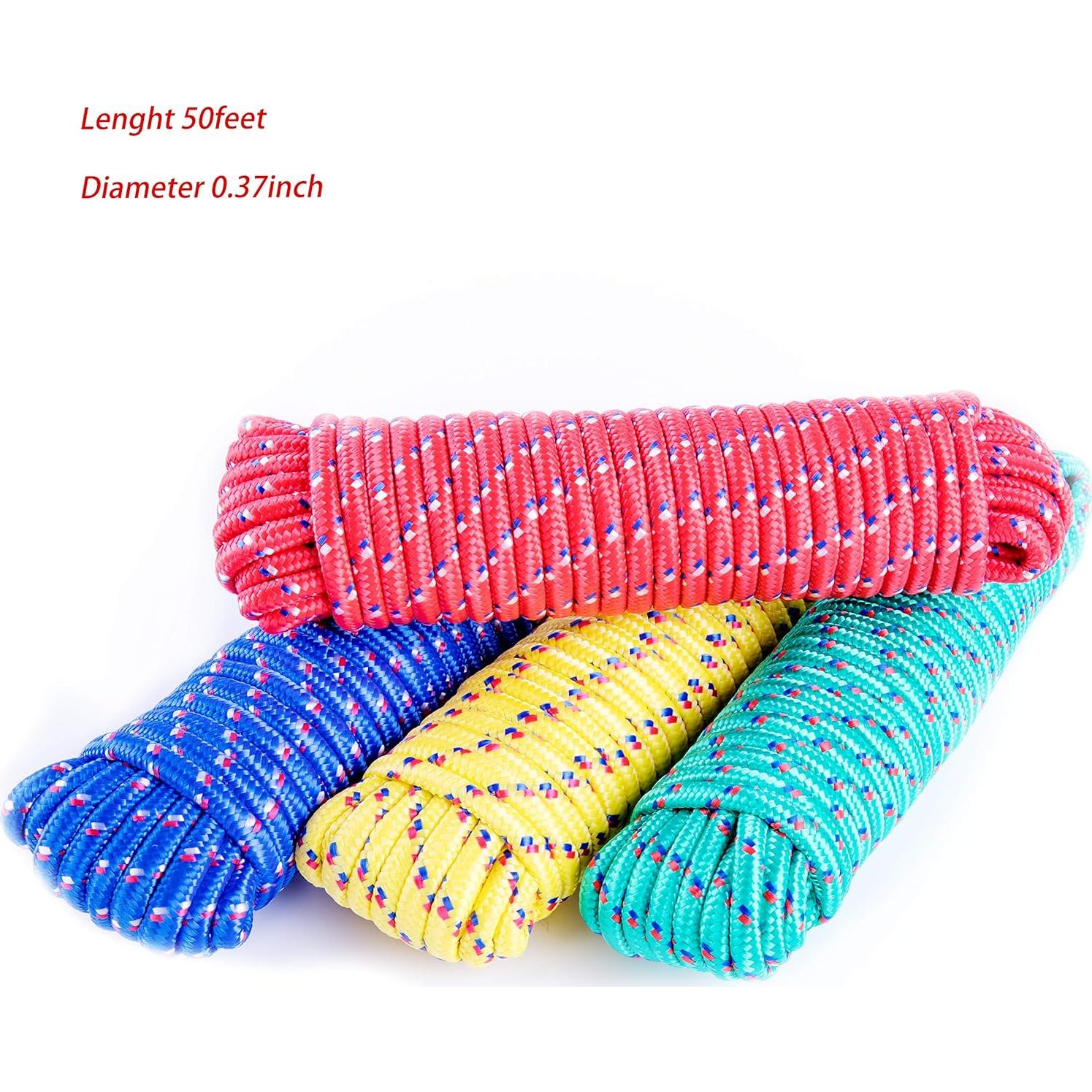 Cuerda de Polipropileno Trenzada SunnyFence 200ft 4 Colores