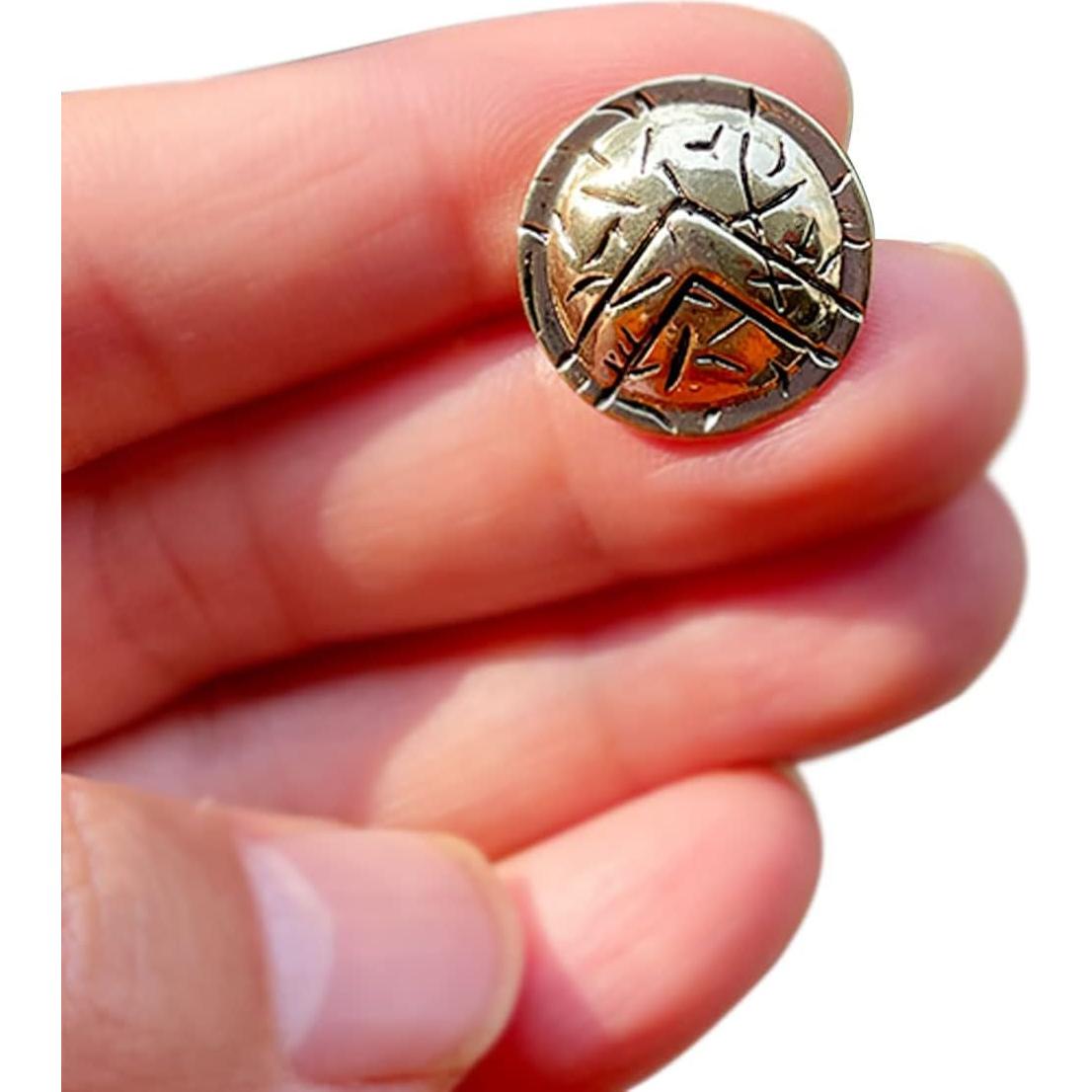 Paquete de 10 cuentas de metal SU LIFE para paracord