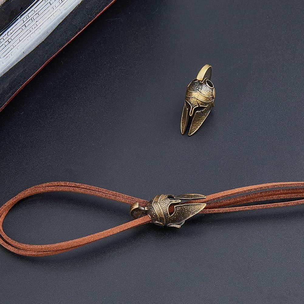 Beads de Paracord Casco Bronce Antiguo SUPERFINDINGS 2 Piezas