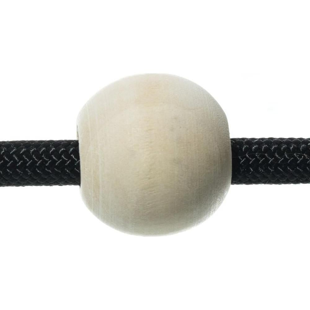 Perlas de Madera Natural Paracord Planet 25 mm Paquete de 100