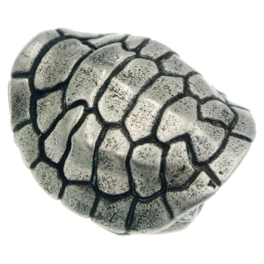 Concha de Tortuga Bead Paracord AM33 Plata 1.9x1.6 cm