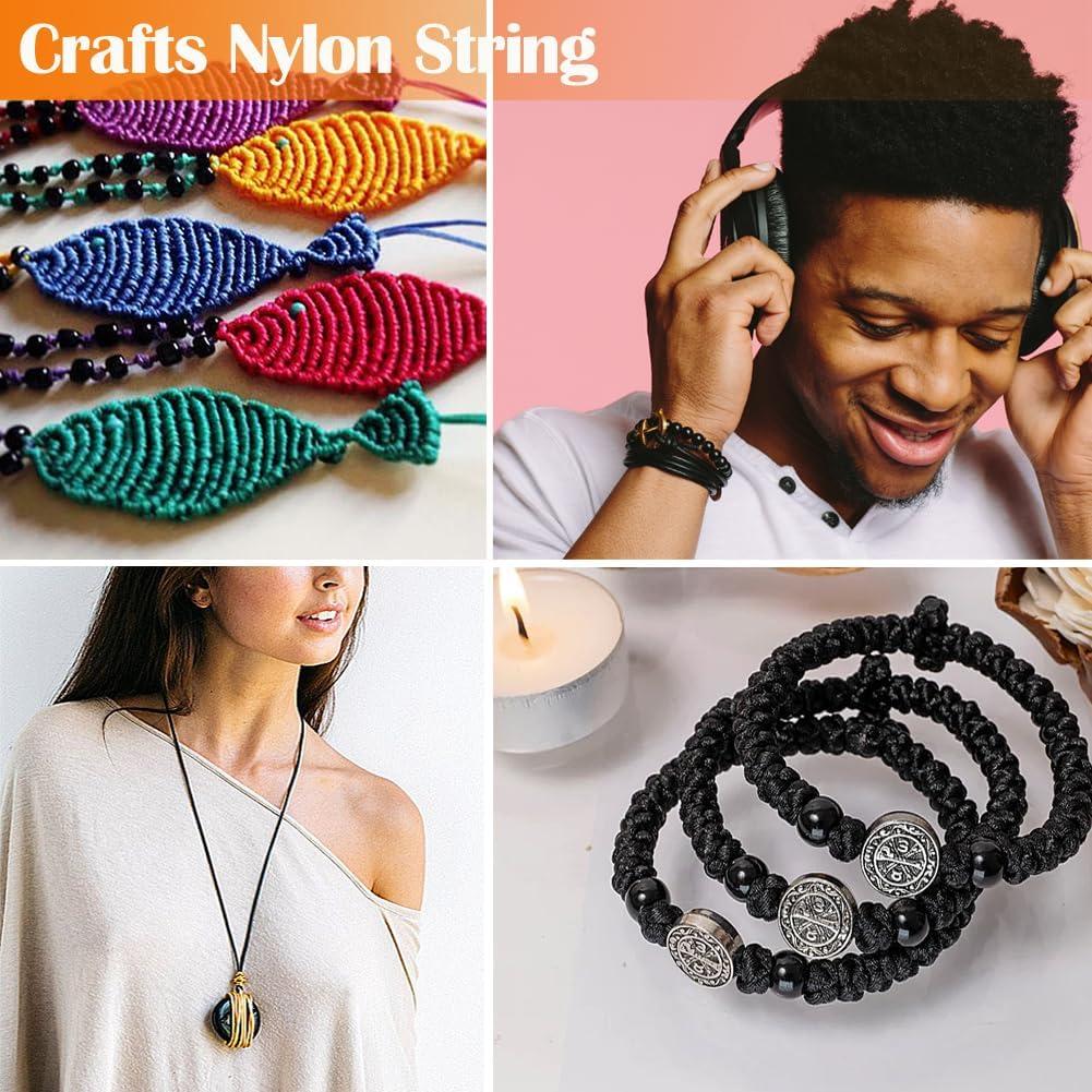 Cuerda de Nylon Rattail 2mm Ewparts 120 Metros 12 Colores