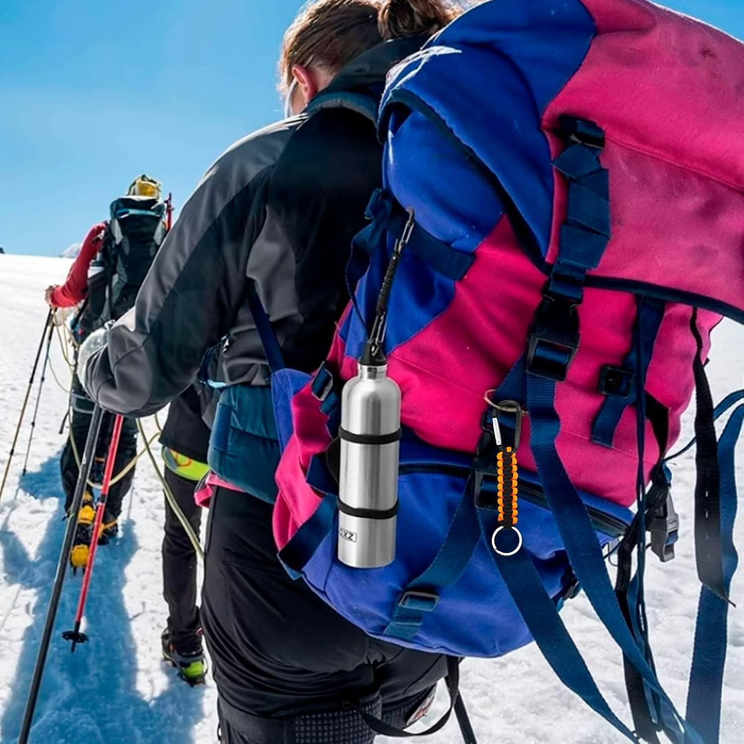 Llavero Paracord Siutaga 6 Pcs con Mosquetón 16 cm - 6 Colores