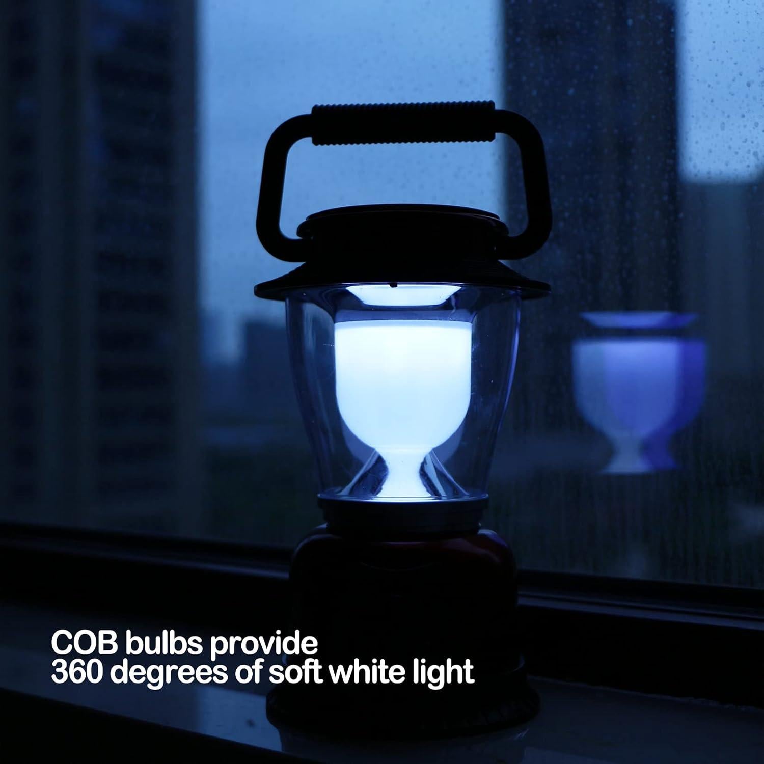 Linterna LED Camping FANT.LUX Brillo Regulable 4 Paquete