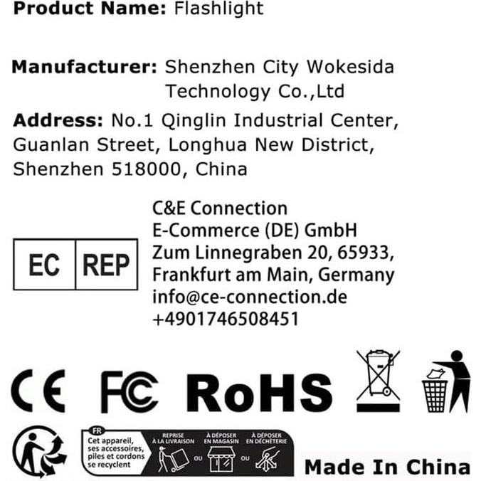 Linterna Táctica Wurkkos TS23 5000 Lúmenes Recargable IP68