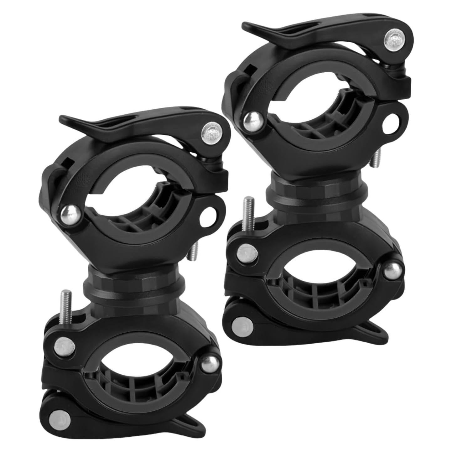 Soporte para Linterna Vonpri Negro 360° Ajustable para Bicicleta